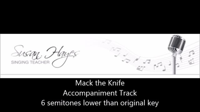 Mack the Knife - rehearsal track lower key смотреть онлайн