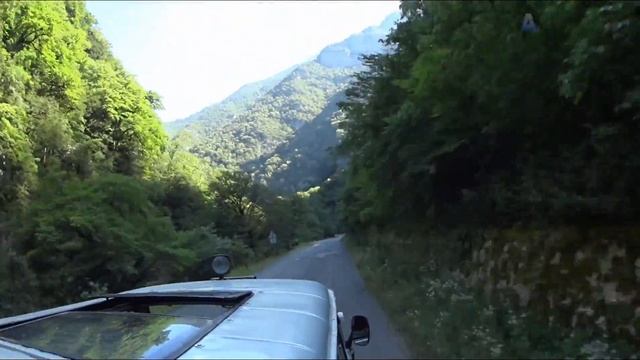 АБХАЗИЯ. Вся дорога на Перевал ПЫВ. Часть 1/4. Гегский водопад. смотреть онлайн