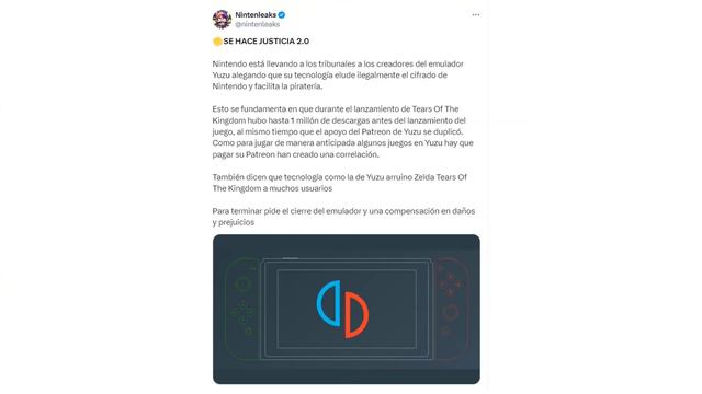 YUZU ES DEMANDADO POR NINTENDO POR CULPA DE LOS YOUTUBERS, PATREONS Y FANS DE LA EMULACION 😭
