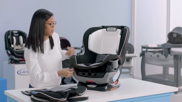 How to Remove and Replace the Graco® Extend2Fit® Convertible Car Seat Cover смотреть онлайн