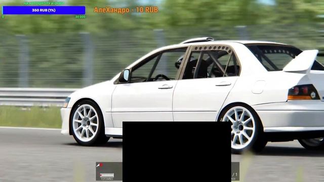 Assetto Corsa - Трасса Moscow Racing - Машина Mitsubishi Lancer EVO 8,10 - Руль Logitech G27 смотреть онлайн