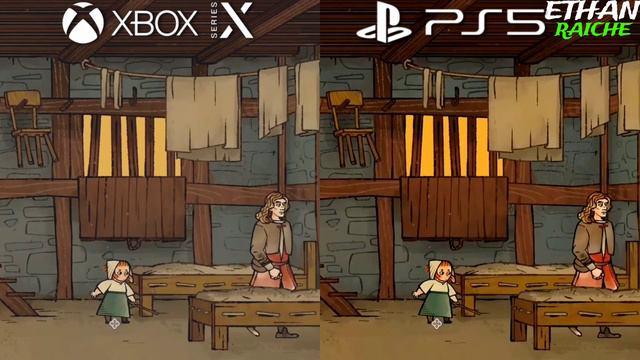 Pentiment PS5 vs Xbox Series X Graphics Comparison смотреть онлайн