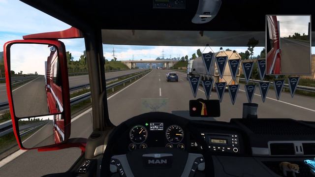 MAN TGS Euro6 Euro Truck Simulator 2 Logitech g29 gameplay смотреть онлайн