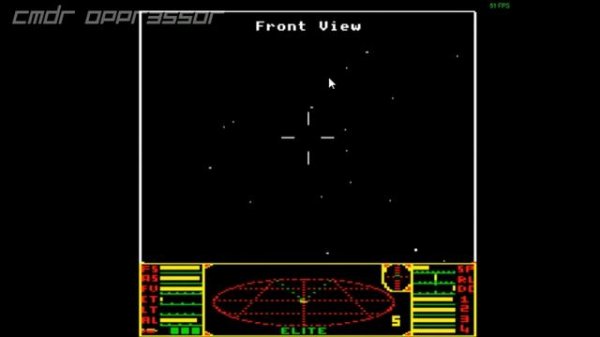 elite 1984 gameplay (emulator)