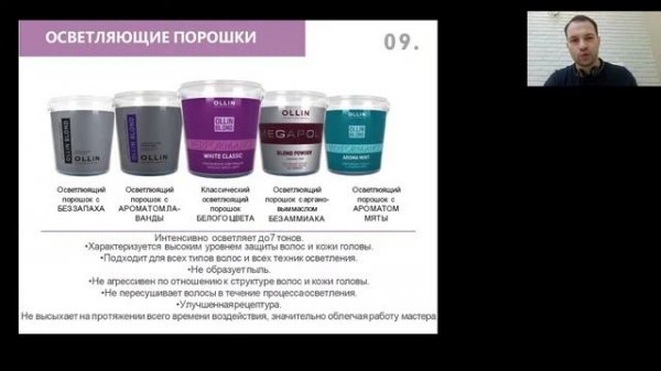 Обесцвечивающие порошки Ollin Professional