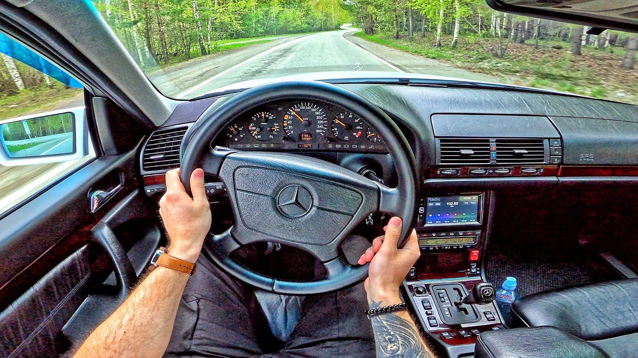 1998 Mercedes-Benz S280 (W140) 2.8 AT - POV TEST DRIVE смотреть онлайн