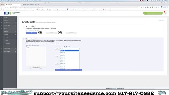 IDXBroker Tutorial Customizing Your City, County & Zip Code List 2020 смотреть онлайн