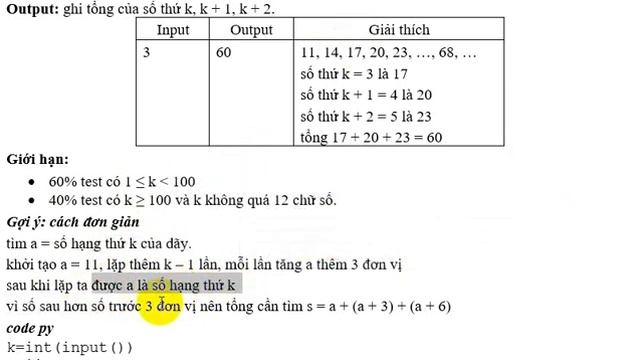 py tong3k - Học Scratch, python, pascal, C++ online смотреть онлайн