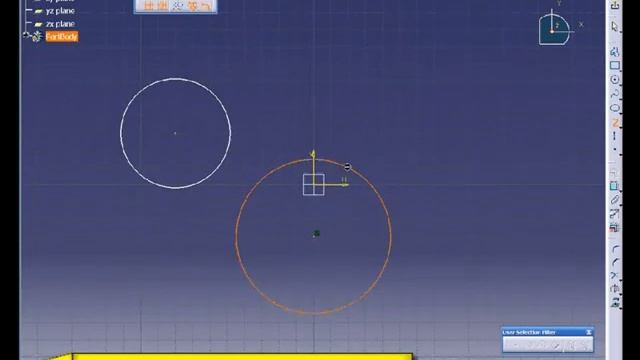 Tutoriales Catia V5 elprofedemicurso.es. Sketch: linea tangente смотреть онлайн
