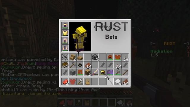 Minecraft: Rust V2!! How did I die to a noob? Rad Town Farming! смотреть онлайн