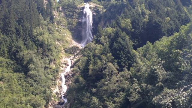 Mischbach Wasserfall, im Stubaital, Neustift, Volderau, Tirol смотреть онлайн