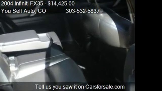 2004 Infiniti FX35 AWD - for sale in Longmont, CO 80501 смотреть онлайн