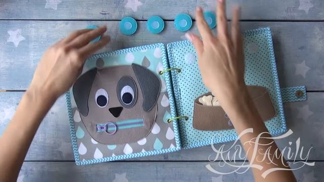 РАЗВИВАЮЩАЯ мягкая КНИЖКА для детей из ткани и фетра # с хамелеоном. Quiet Book with chameleon смотреть онлайн