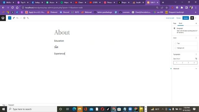Day 23 Website Edit by Wordpress CMS смотреть онлайн
