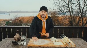 ХАЧАПУРИ на шампуре с сыром сулугуни готовит Мито