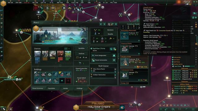 Stellaris: Galactic Paragons - Holy Solar Empire - Ep18 - The Prethoryn Scourge Coming To The End смотреть онлайн