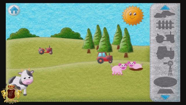 Children Learn animals - Feed the animals - Fun Kids Puzzles Educational Games For Toddlers смотреть онлайн