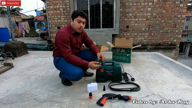 Bosch Easy Aquatak 100 Water Pressure Washer смотреть онлайн