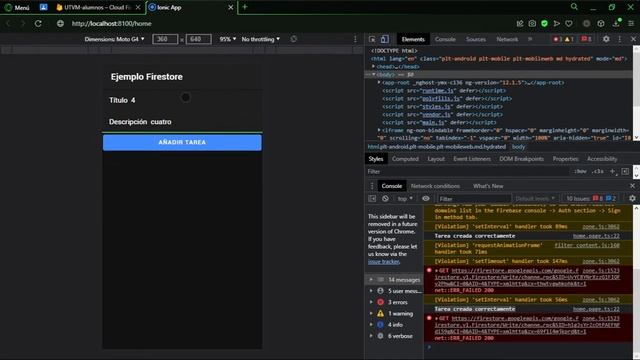 Conexión a BD con Firebase y Ionic смотреть онлайн