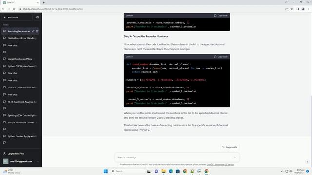 how to pick up to 2 or 3 decimals with lists using python2 смотреть онлайн