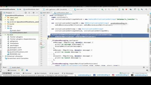 Get Started with flutter push notification | amplifyabhi смотреть онлайн