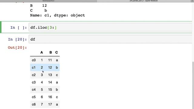 #13. Pandas .loc, .iloc in Python - 2 | Tutorial смотреть онлайн