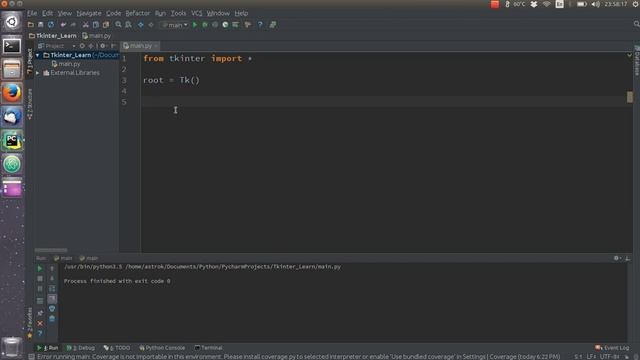 Библиотека Tkinter - 1 - Установка tkinter смотреть онлайн