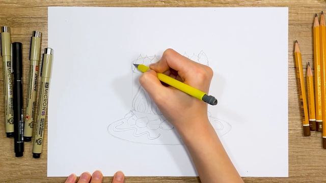How to Draw a Cute Birthday Cake Easy for Beginners | Sketch Tutorial step by step смотреть онлайн