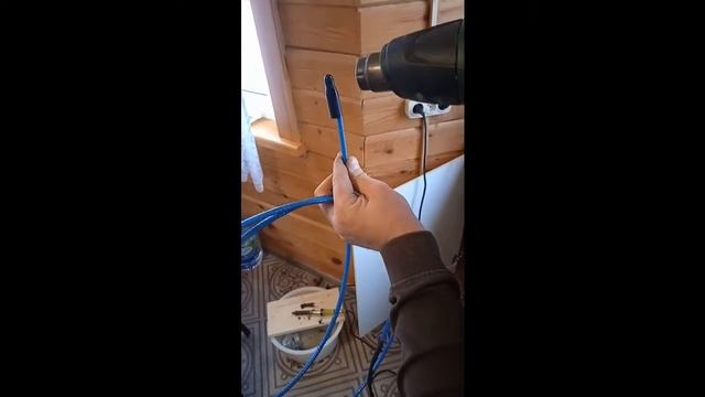 Процесс монтажа концевой муфты на греющий кабель смотреть онлайн