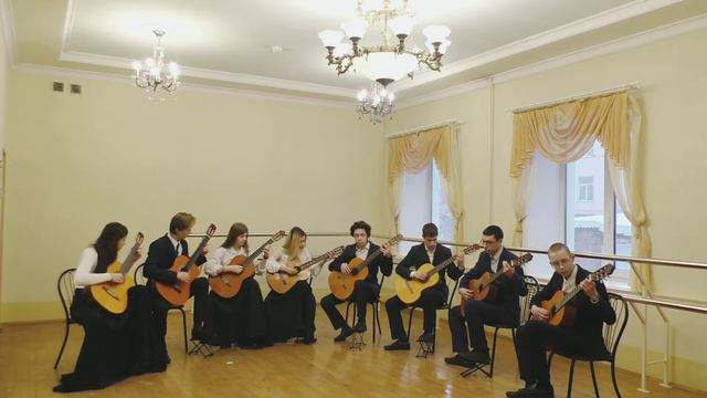 "Palladio" K. Jenkins. Ансамбль гитаристов "Crescendo". Прокопьевск. смотреть онлайн