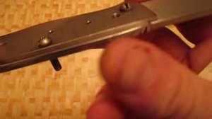 Немного слов о замке бак-лок в самодельном складном ноже