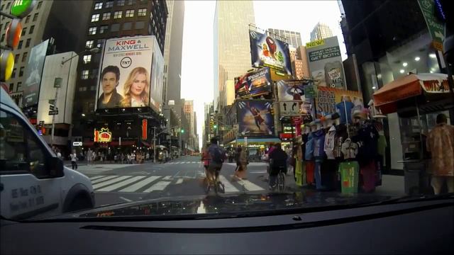 Прогулка по Нью Йорку на своей машине. смотреть онлайн