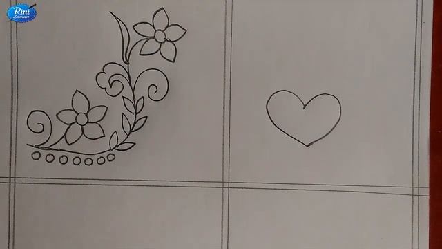 Hand drawing 6 type flower all over design for embroidery,All over embroidery flower design drawing смотреть онлайн