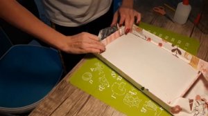 Как обклеить коробку тканью?Вариант1  #handmade#своими руками#коробкидляхранения#коробочки#