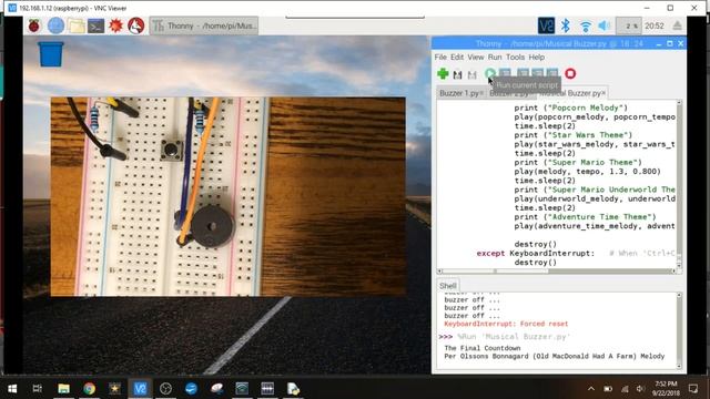 Musical Buzzer | Raspberry Pi 3 B+ | Projects for Beginners смотреть онлайн