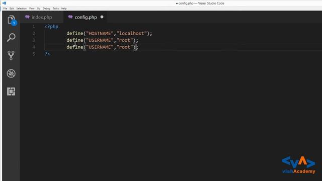 PHP MySQLi Configuration File | PHP CRUD operations tutorials in Hindi | vishAcademy смотреть онлайн