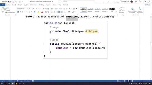 AND102 - FPoly | Hướng dẫn làm Lab 1:SQLite: Thêm, Sửa, Xoá trong List View| Phần 1 (Bài 1, 2) смотреть онлайн