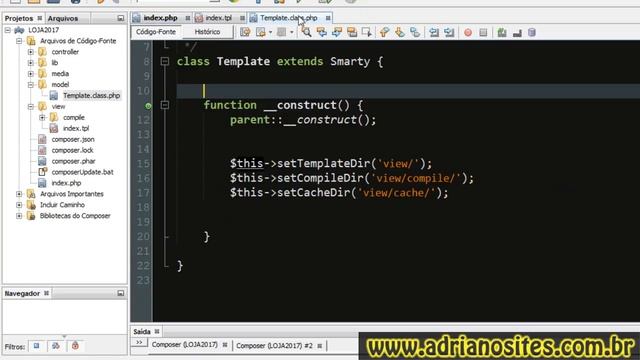Curso loja virtual PHP - aula9 Classe template Smarty смотреть онлайн