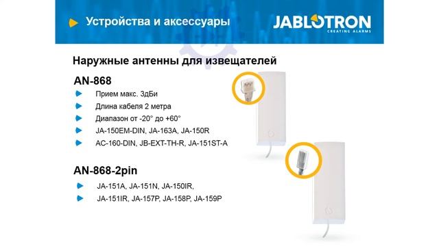 Jablotron (Яблотрон) ч.16 Наружные антенны, датчики пропана, бутана, метана, угарного газа смотреть онлайн