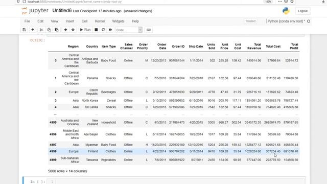 Python for Accountants Part 10: Data Frames (continue..) смотреть онлайн