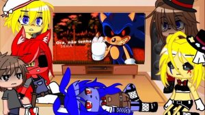 //fnia 1 react a rap do sonic.exe//gacha club//{ft.Ninja Raps}