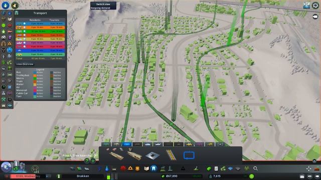 Cities Skylines: Building the perfect Public Transport Network Ep 05 Let's Play Gameplay смотреть онлайн