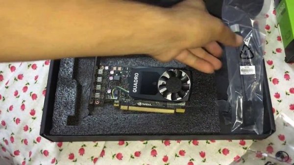Nvidia Quadro P1000 GPU unboxing and installing | GPU for 3d rendering