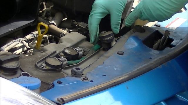 NISSAN PIXO HOW TO REPLACE SPARK PLUG (ENGLISH - GREEK) смотреть онлайн