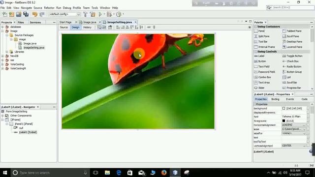 How to add Jframe Background Image by Netbeans!!!!! смотреть онлайн