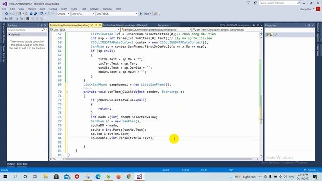 Thêm xóa nhiều dòng dữ liễu trong linq to sql server смотреть онлайн