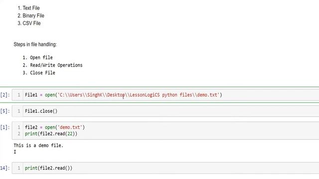2.5 File Handling in python | Text, Binary and CSV files смотреть онлайн