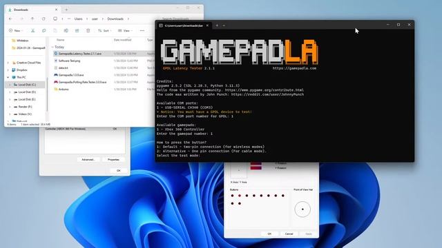 Gamepadla Installation & Testing