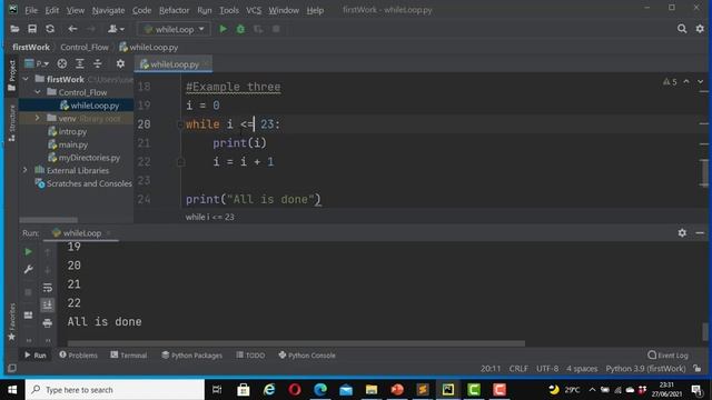 Python While Loop and infinite loop смотреть онлайн