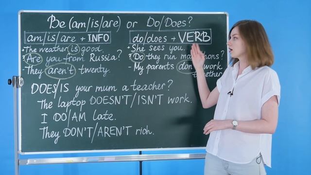 Предложения с BE и DO смотреть онлайн